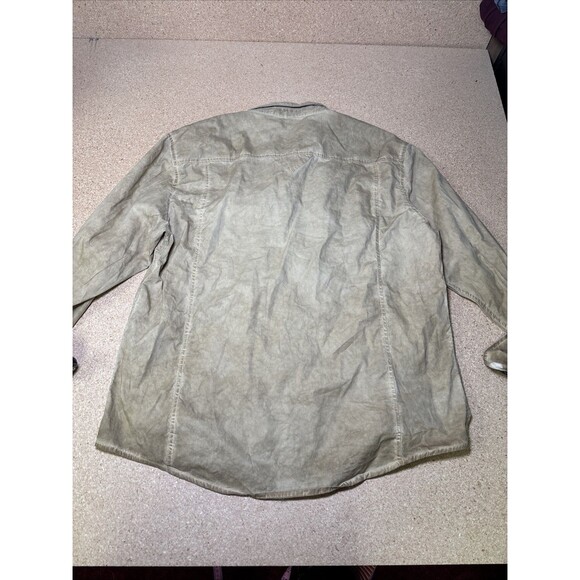 Scully Shirt Mens XXL Coffee Brown Cotton Western Turn Out Cuffs Western C3 - Picture 7 of 9